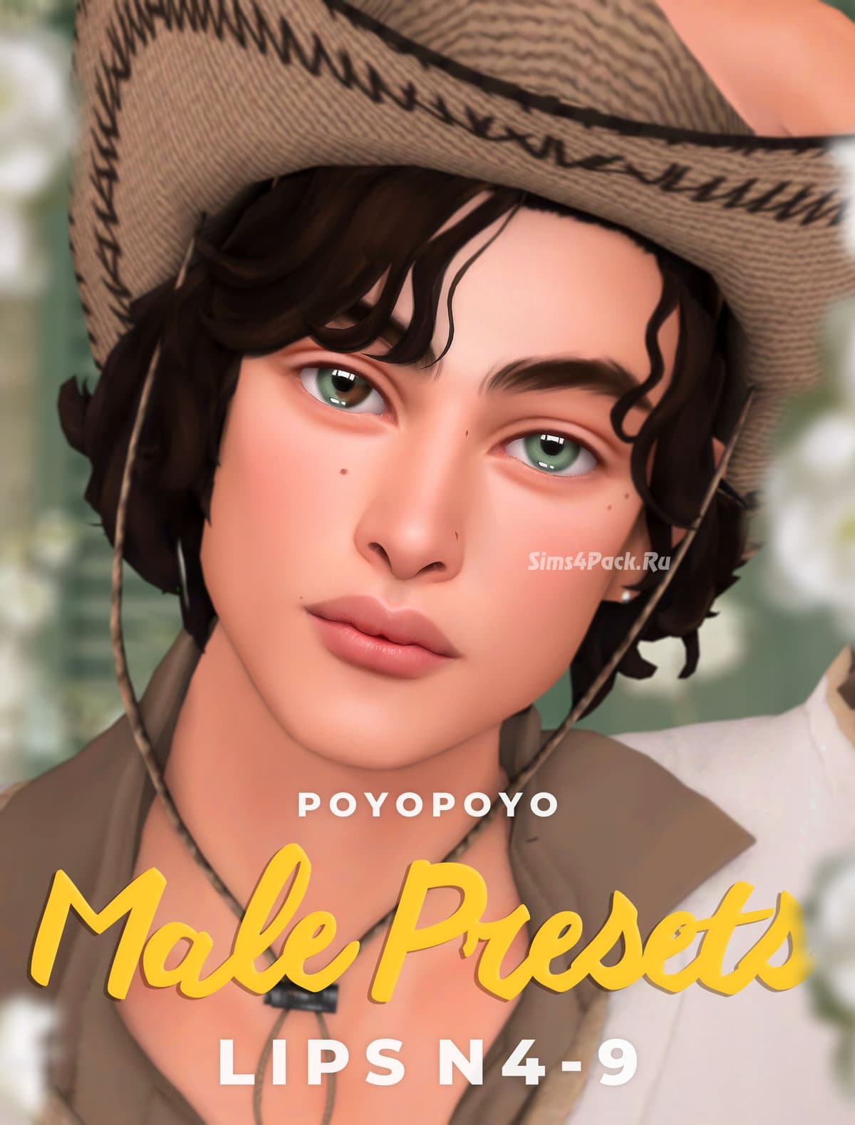 Скриншот мода Пресеты губ для мужчин Male Lip Presets №4-9